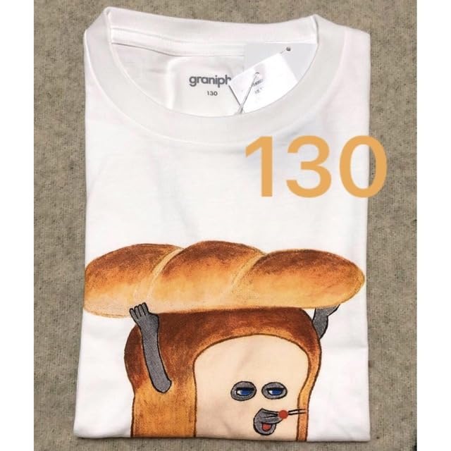 Amazon.co.jp: グラニフ キッズ 130 パンどろぼう コラボTシャツ